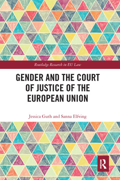 Couverture de l’ouvrage Gender and the Court of Justice of the European Union