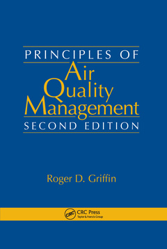 Couverture de l’ouvrage Principles of Air Quality Management