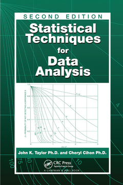 Couverture de l’ouvrage Statistical Techniques for Data Analysis