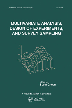 Couverture de l’ouvrage Multivariate Analysis, Design of Experiments, and Survey Sampling