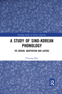 Couverture de l’ouvrage A Study of Sino-Korean Phonology