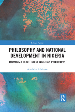 Cover of the book Philosophy and National Development in Nigeria