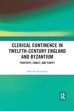 Cover of the book Clerical Continence in Twelfth-Century England and Byzantium