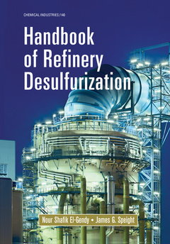 Couverture de l’ouvrage Handbook of Refinery Desulfurization