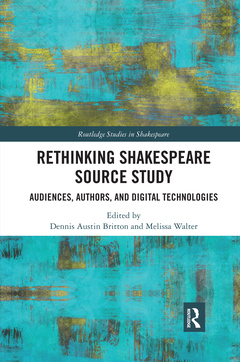 Couverture de l’ouvrage Rethinking Shakespeare Source Study