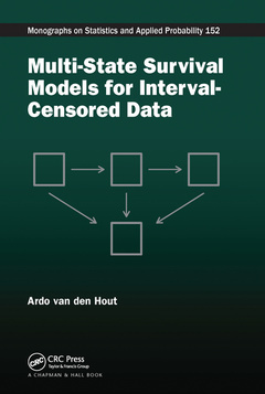 Couverture de l’ouvrage Multi-State Survival Models for Interval-Censored Data