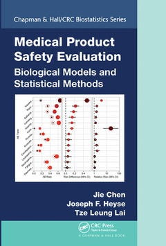 Couverture de l’ouvrage Medical Product Safety Evaluation