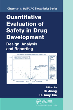 Couverture de l’ouvrage Quantitative Evaluation of Safety in Drug Development