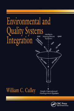 Couverture de l’ouvrage Environmental and Quality Systems Integration