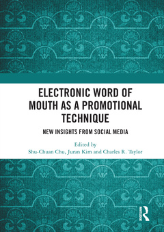 Couverture de l’ouvrage Electronic Word of Mouth as a Promotional Technique