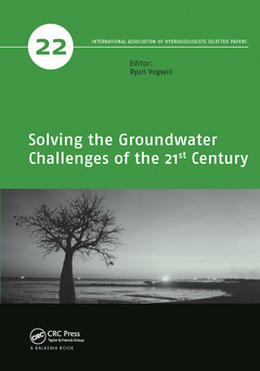 Couverture de l’ouvrage Solving the Groundwater Challenges of the 21st Century