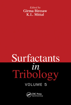 Couverture de l’ouvrage Surfactants in Tribology, Volume 5