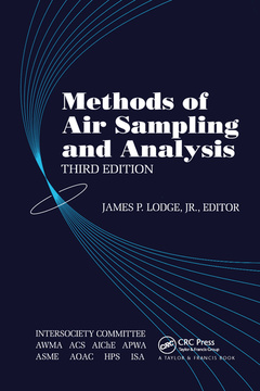 Couverture de l’ouvrage Methods of Air Sampling and Analysis
