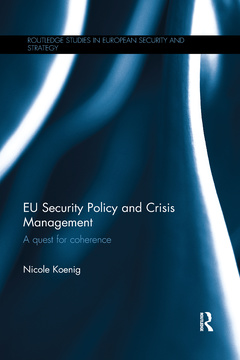 Couverture de l’ouvrage EU Security Policy and Crisis Management
