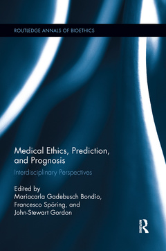 Couverture de l’ouvrage Medical Ethics, Prediction, and Prognosis