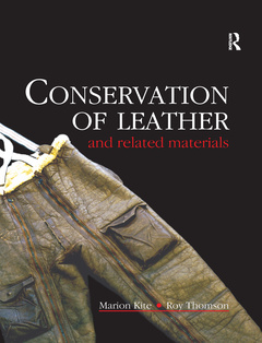 Couverture de l’ouvrage Conservation of Leather and Related Materials