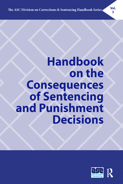 Couverture de l’ouvrage Handbook on the Consequences of Sentencing and Punishment Decisions