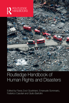 Cover of the book Routledge Handbook of Human Rights and Disasters