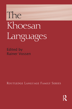 Couverture de l’ouvrage The Khoesan Languages