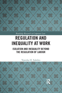 Couverture de l’ouvrage Regulation and Inequality at Work