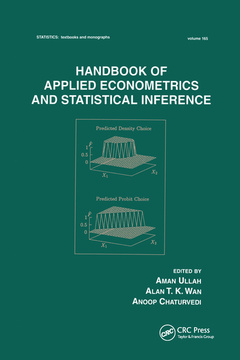 Couverture de l’ouvrage Handbook Of Applied Econometrics And Statistical Inference