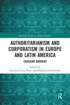 Couverture de l’ouvrage Authoritarianism and Corporatism in Europe and Latin America