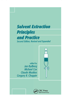 Couverture de l’ouvrage Solvent Extraction Principles and Practice, Revised and Expanded