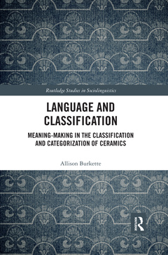 Couverture de l’ouvrage Language and Classification
