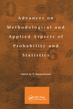 Couverture de l’ouvrage Advances on Methodological and Applied Aspects of Probability and Statistics