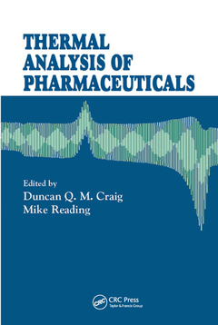 Cover of the book Thermal Analysis of Pharmaceuticals