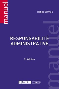 Couverture de l’ouvrage Responsabilité administrative