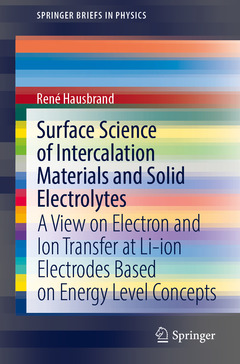 Couverture de l’ouvrage Surface Science of Intercalation Materials and Solid Electrolytes