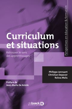 Couverture de l’ouvrage Curriculum et situations