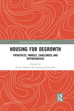 Couverture de l’ouvrage Housing for Degrowth