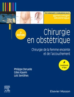 Cover of the book Chirurgie en obstétrique