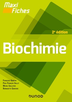 Couverture de l’ouvrage Maxi fiches - Biochimie - 2e éd.