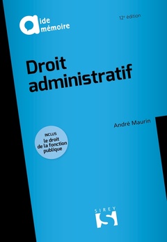 Cover of the book Droit administratif 12ed