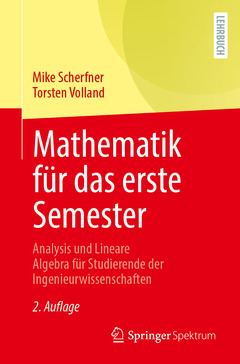 Cover of the book Mathematik für das erste Semester