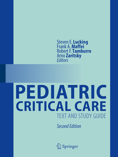 Couverture de l’ouvrage Pediatric Critical Care 