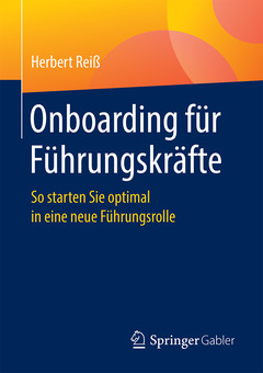 Couverture de l’ouvrage Onboarding für Führungskräfte