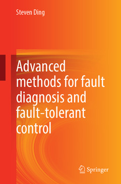 Couverture de l’ouvrage Advanced methods for fault diagnosis and fault-tolerant control