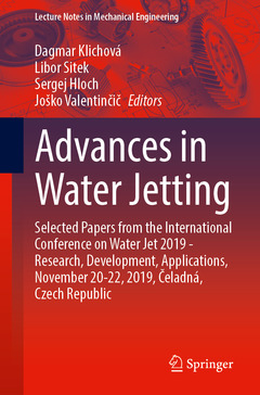Couverture de l’ouvrage Advances in Water Jetting
