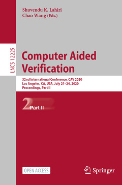 Couverture de l’ouvrage Computer Aided Verification