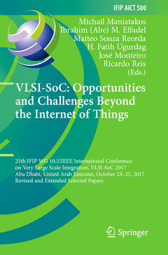 Couverture de l’ouvrage VLSI-SoC: Opportunities and Challenges Beyond the Internet of Things