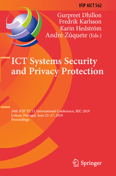 Couverture de l’ouvrage ICT Systems Security and Privacy Protection