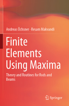 Couverture de l’ouvrage Finite Elements Using Maxima