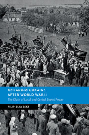 Couverture de l’ouvrage Remaking Ukraine after World War II