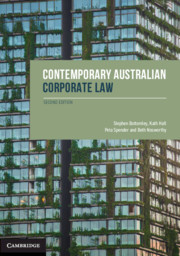 Couverture de l’ouvrage Contemporary Australian Corporate Law