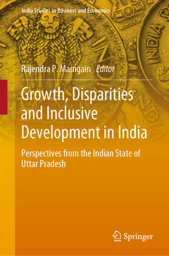 Couverture de l’ouvrage Growth, Disparities and Inclusive Development in India
