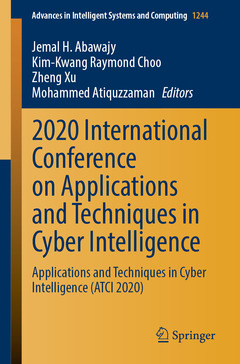 Couverture de l’ouvrage 2020 International Conference on Applications and Techniques in Cyber Intelligence
